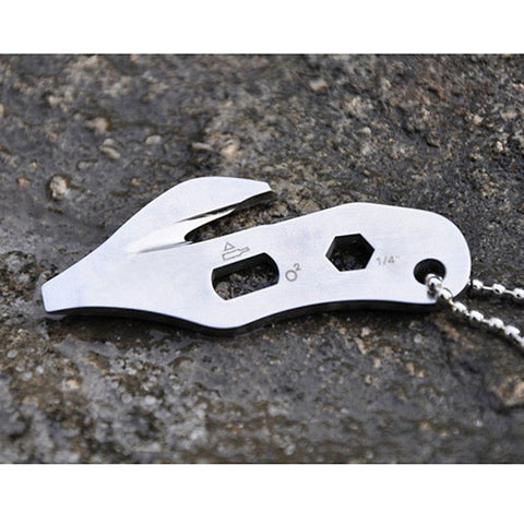 Multi-Functional Rope-Cutter Key Chain