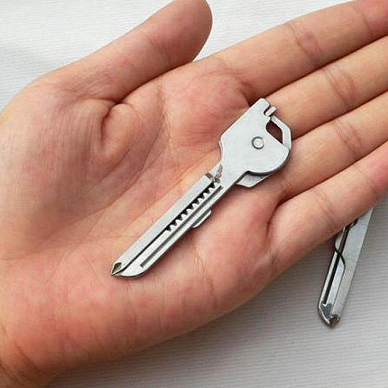 6-in-1 Outdoor Camping Multi-Function Key Ring